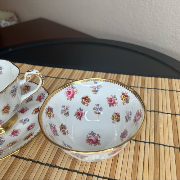 VTG Royal Chelsea Tea Cup Saucer Open Sugar Set 382A England Bone China **READ** - Picture 3 of 16